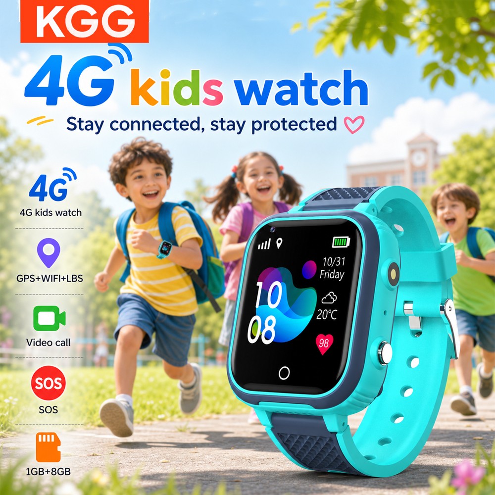 Smartwatch Watches For Kids With Gps - 4G キッズスマートウォッチビデオ通話 GPS WiFi 測位 SOS