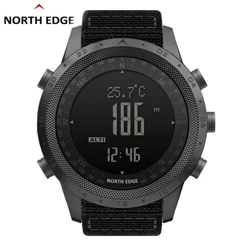 Altimeter Compass Watch - ノースエッジ砂漠男性デジタル腕時計アウトドアスポーツランニング水泳アウトドアスポーツ腕時計高度計気圧計コンパス WR50M