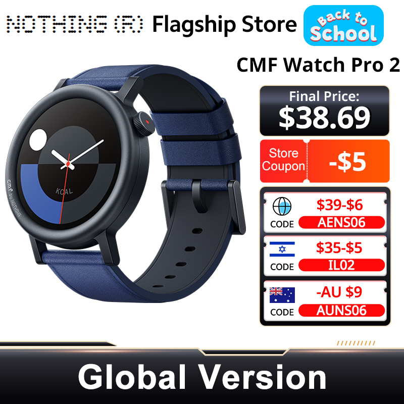 CMF by Nothing Watch Pro 2 グロー - Timex Watches Smartwatch のレビューと価格