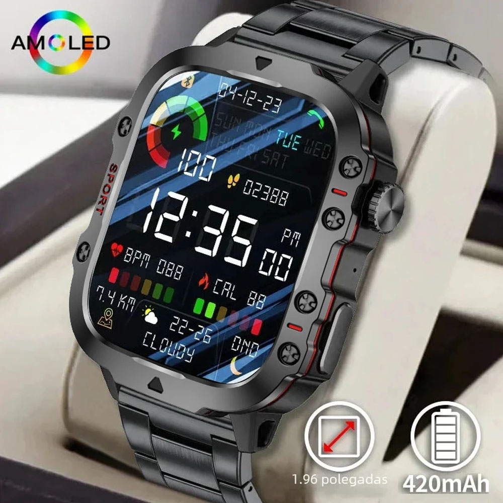 オリジナルの頑丈なメンズスマートウォッチ、ワイヤレス通話、フ - Smartwatch Watches For Women With Gps のレビューと価格