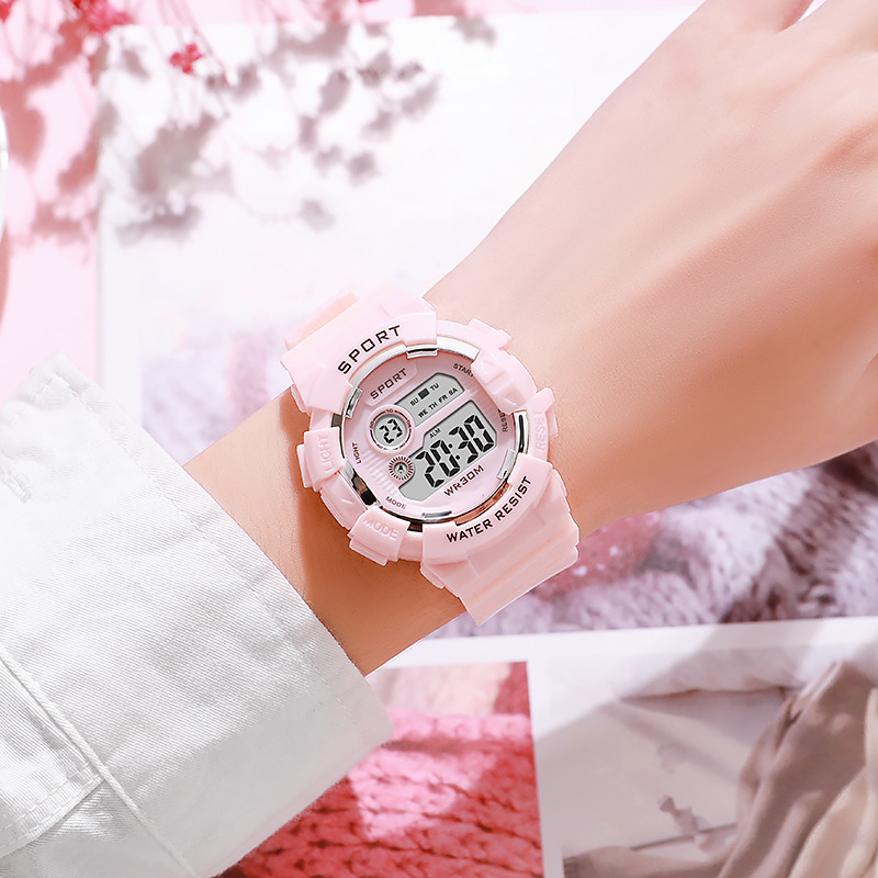 Yikaze-目覚まし時計、男の子と女の子、発光、防水、スマ - Smartwatch Digital Watches For Kid Girl のレビューと価格