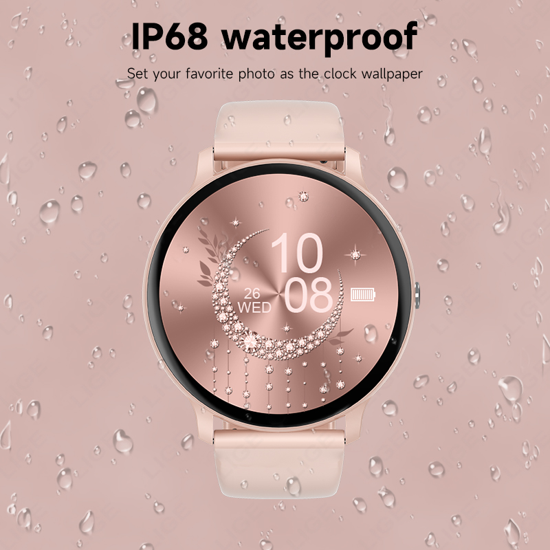 LIGE スマートウォッチ女性男性 Bluetooth 通話 - Watches Ladies Smartwatch のレビューと価格