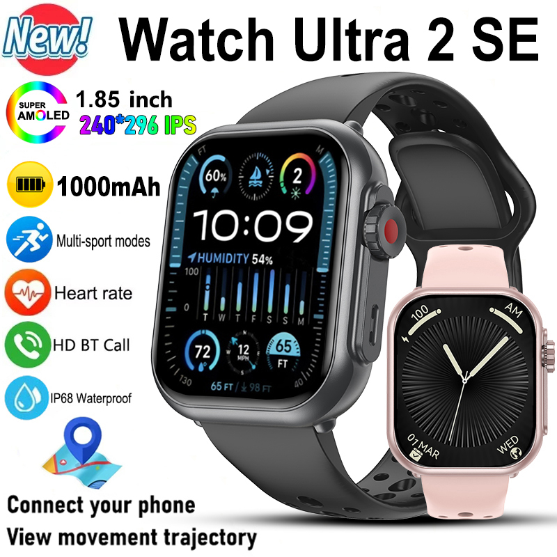 スマートウォッチウルトラ 2 SE 男性女性 1000mAh - Smartwatch Watches For Women With Gps のレビューと価格