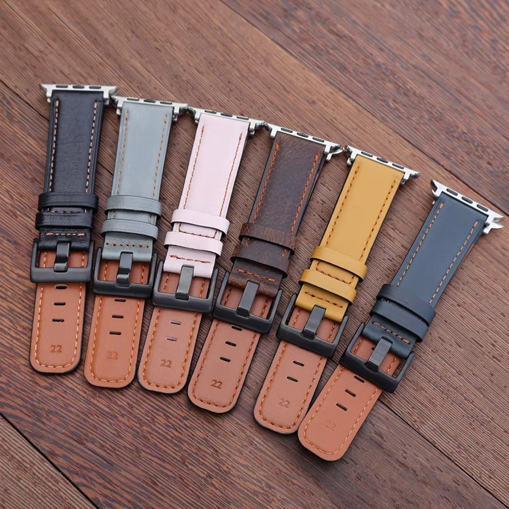 20mm、22mmのヴィンテージレザー製腕時計バンド。Sam - Smartwatch Vintage Watches For Women のレビューと価格