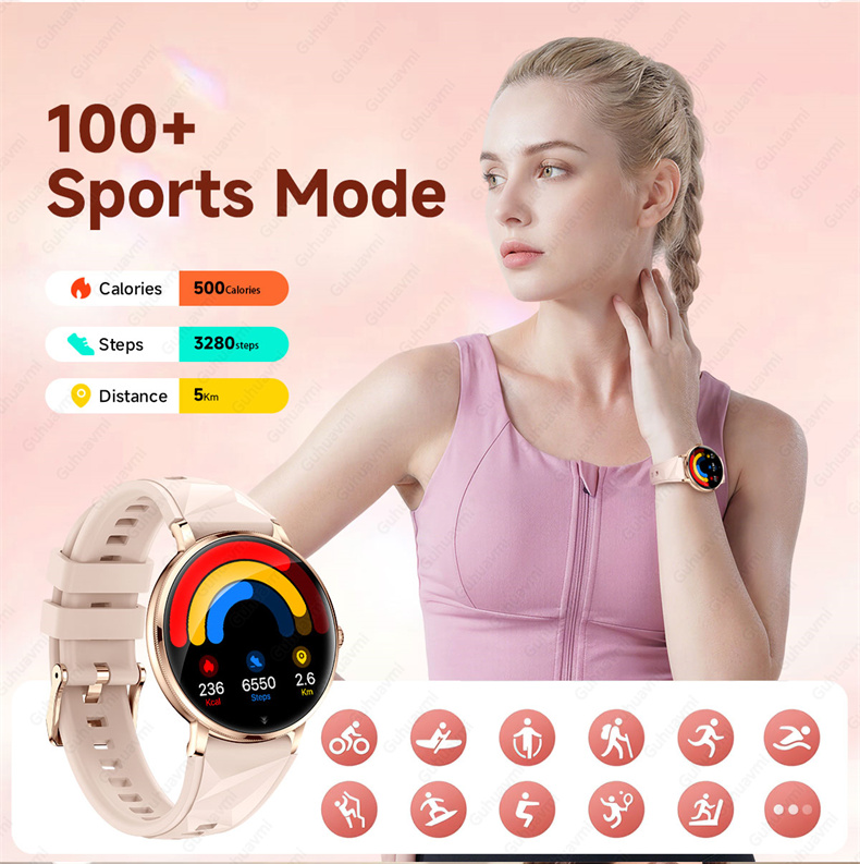 2026年最新モデル、女性向けスマートウォッチ。390×39 - Watches Ladies Smartwatch のレビューと価格
