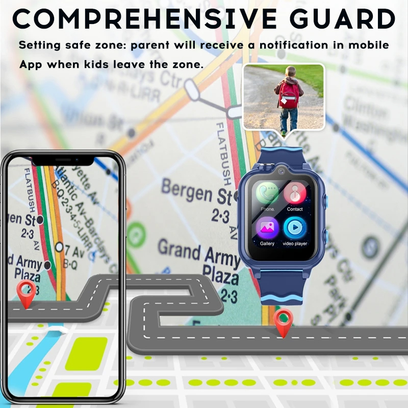 ヨアテオ スマートウォッチ キッズ 4G KT18Pro ア - Smartwatch Watches For Kids With Gps のレビューと価格