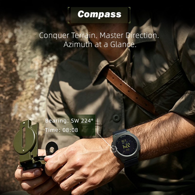 NORTH EDGE APACHE-CF メンズ デジタル腕 - Altimeter Compass Watch のレビューと価格