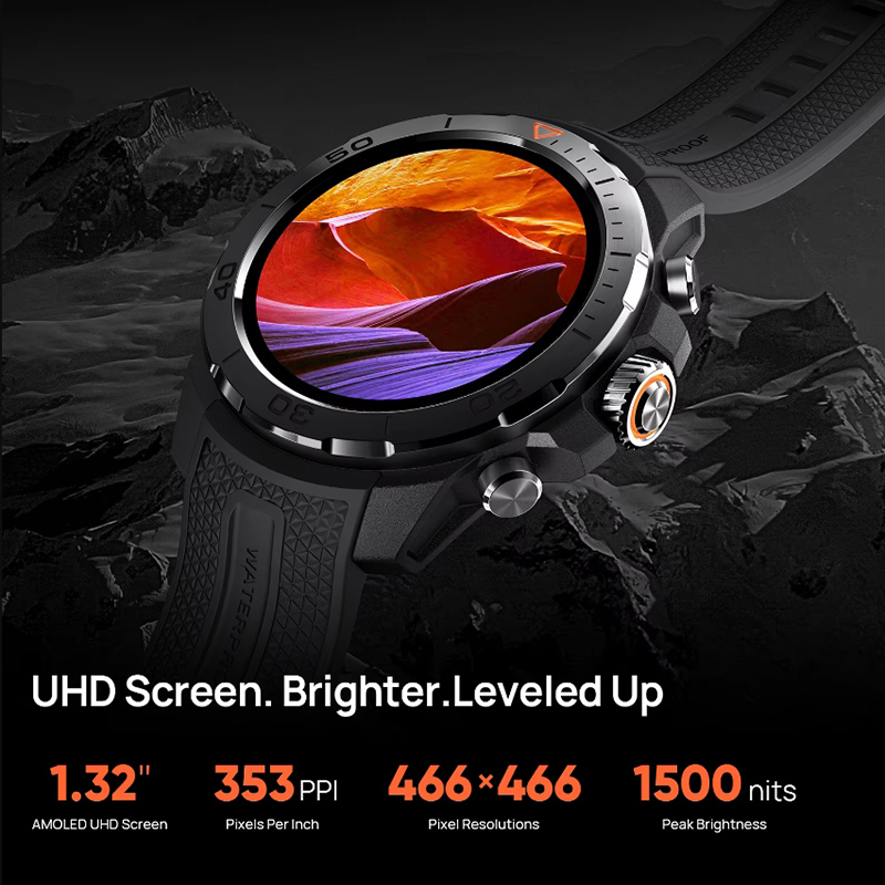 Mibro-男性用GsExplorerスマートウォッチ,頑丈 - Altimeter Compass Watch のレビューと価格