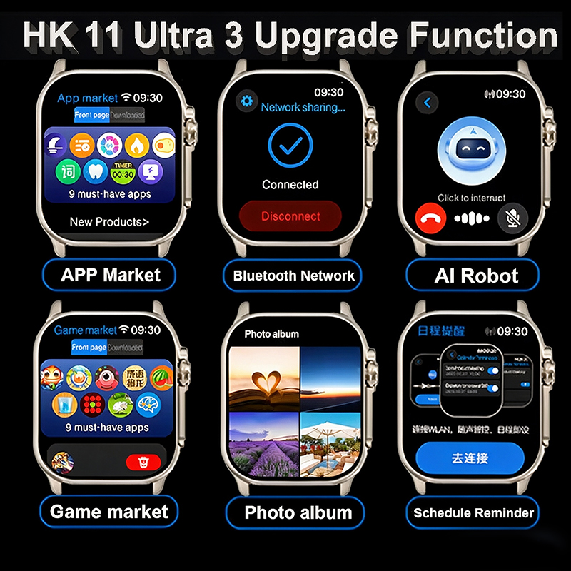新製品 HK10 アップグレード版 HK11 ULTRA3  - Smartwatch Watches For Women With Gps のレビューと価格