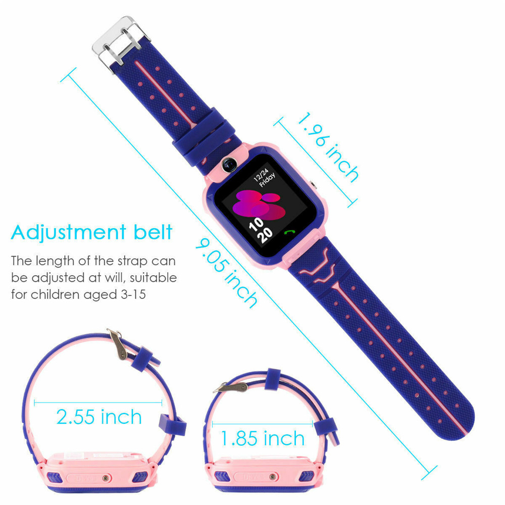 子供向けのコネクテッドウォッチq12,防水,2g,sos,通 - Smartwatch Digital Watches For Kid Girl のレビューと価格