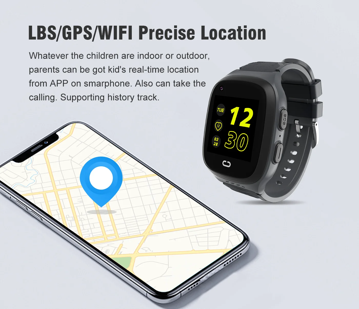 4Gキッズスマートウォッチ SOS防水 WiFi GPSビデ - Smartwatch Watches For Kids のレビューと価格