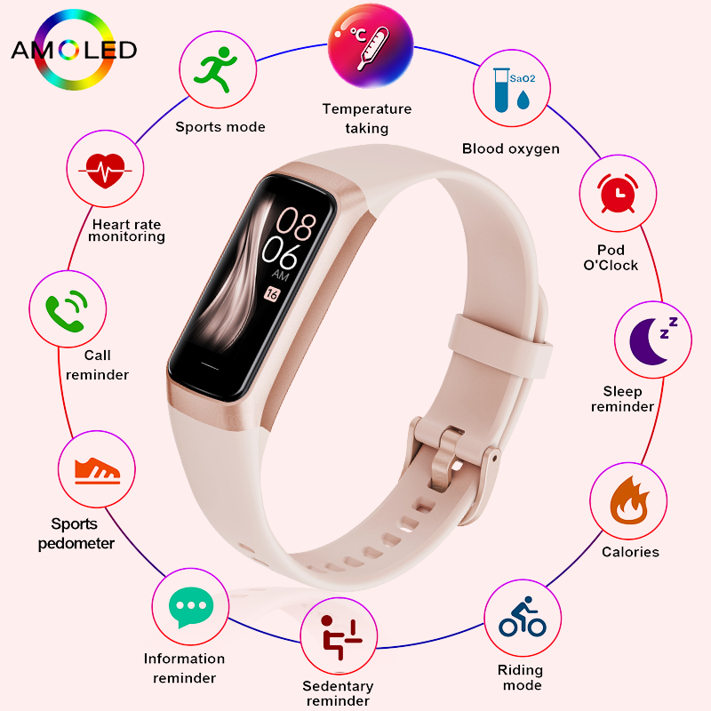 FOXBOX-男性と女性のためのコネクテッドウォッチ,防水, - Watches Ladies Smartwatch のレビューと価格