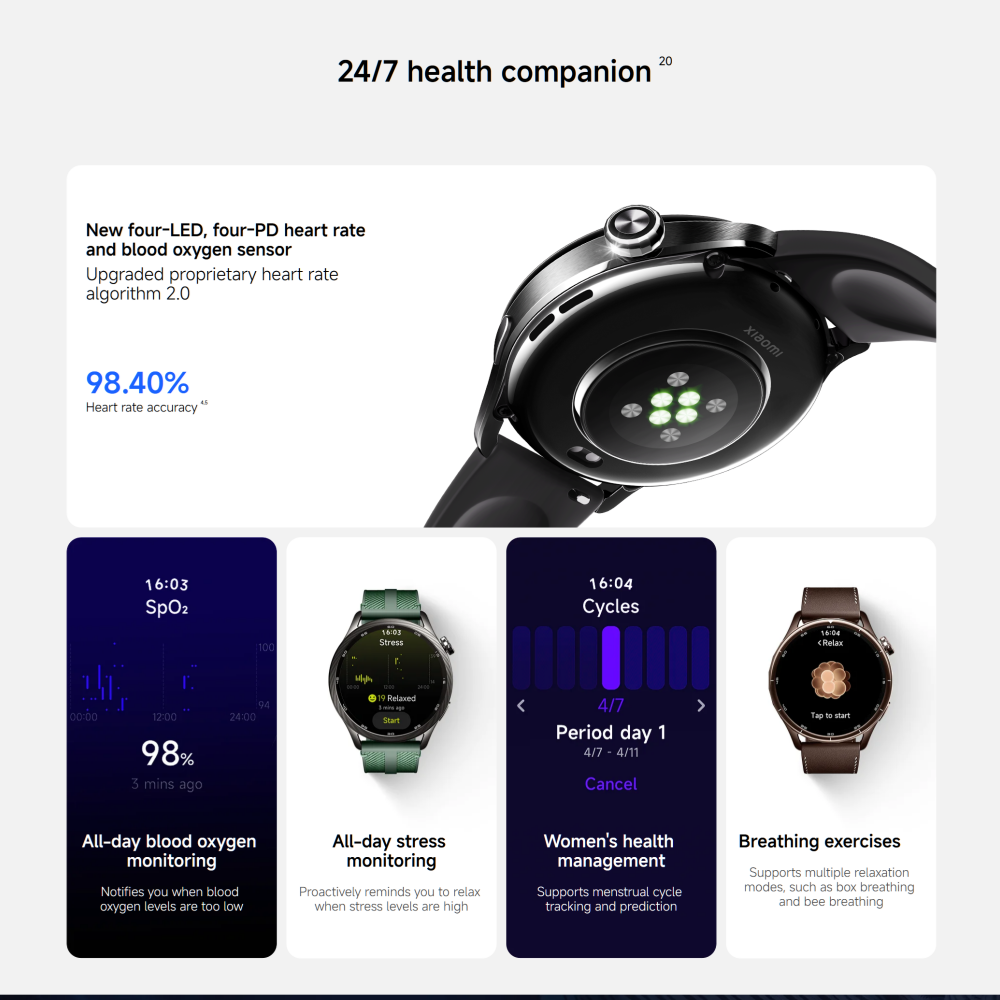 グローバル版 Xiaomi Watch S5 Xiaomi  - Timex Watches Smartwatch のレビューと価格