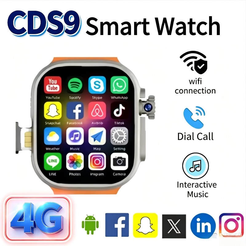 4G CDS9 Androidスマートウォッチ – 回転式カ - Smartwatch Watches For Women With Gps のレビューと価格