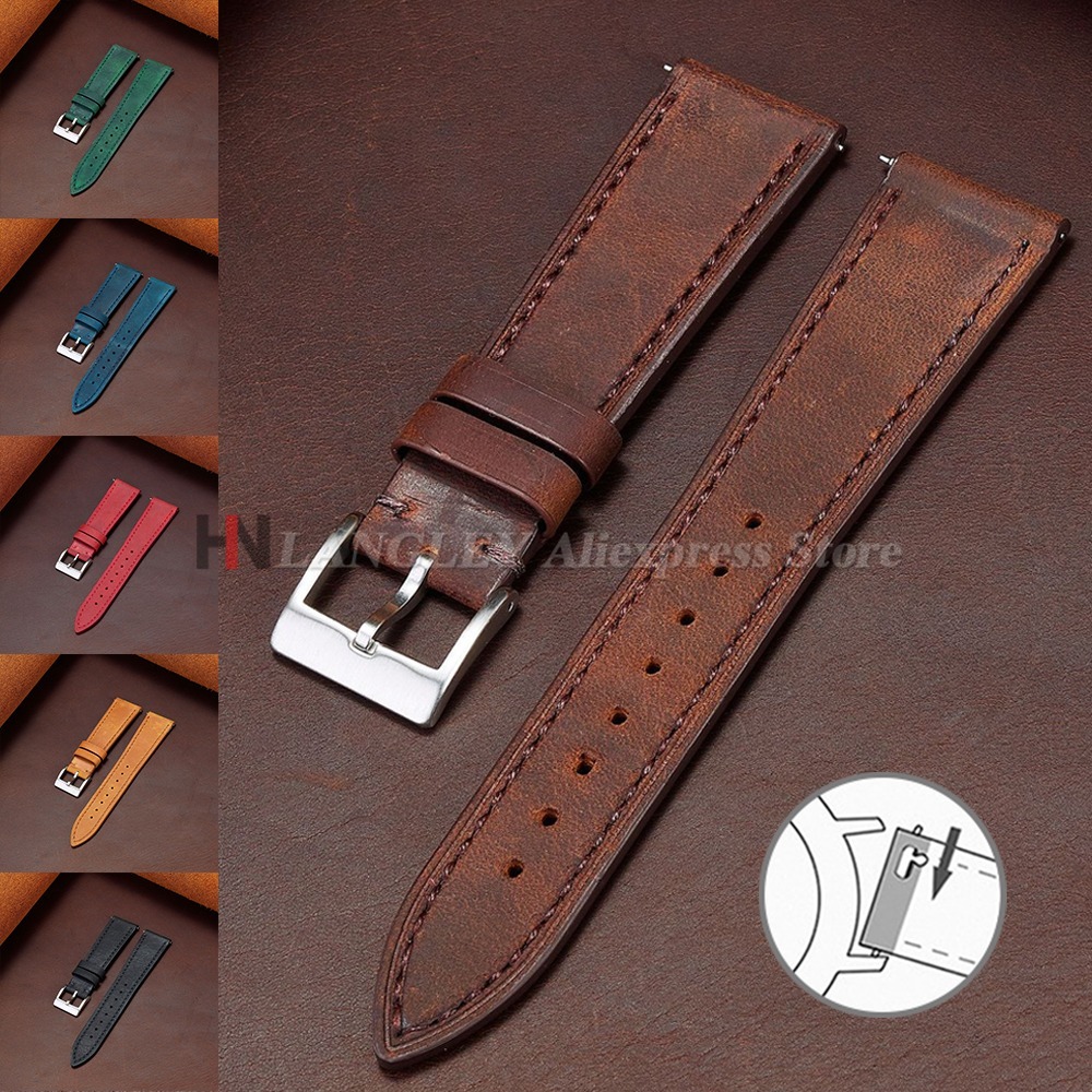 18/19/20/21/22/24 ミリメートルクイックリリ - Smartwatch Vintage Watches For Women のレビューと価格