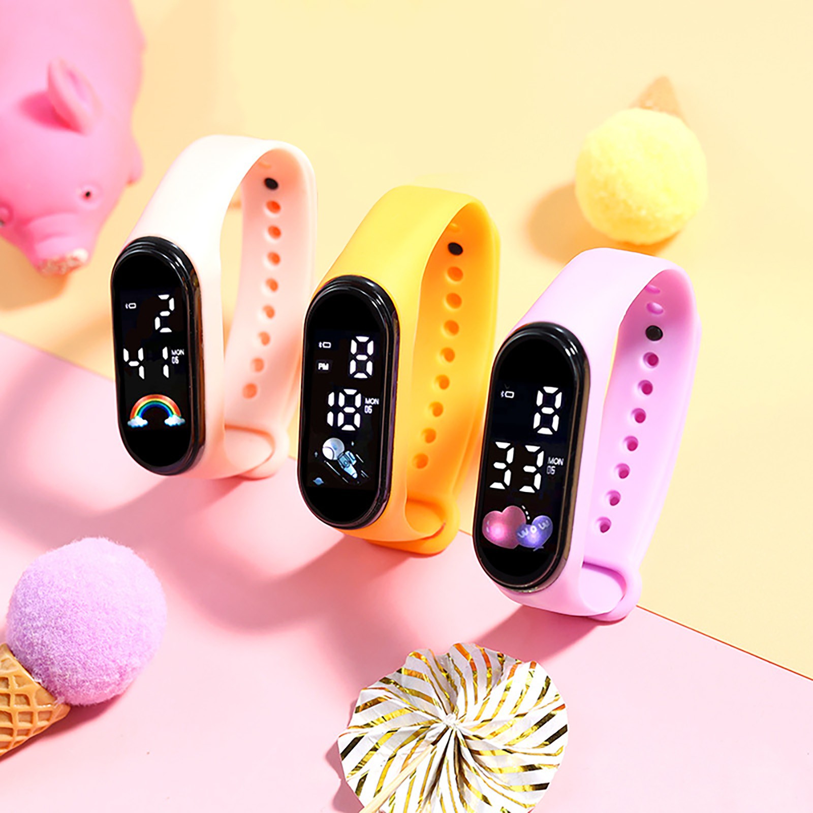 子供用腕時計 誕生日プレゼント 男の子 女の子向け 漫画 キ - Smartwatch Digital Watches For Kid Girl のレビューと価格
